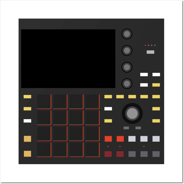 Dope Beat Machine Series #18 (No Text) Wall Art by Steve Traxx (ProducerBeat.com)